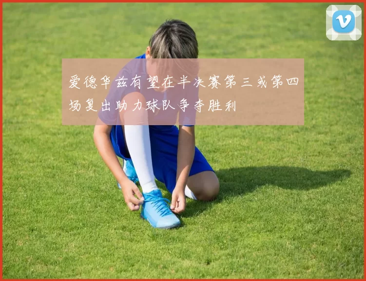 爱德华兹有望在半决赛第三或第四场复出助力球队争夺胜利